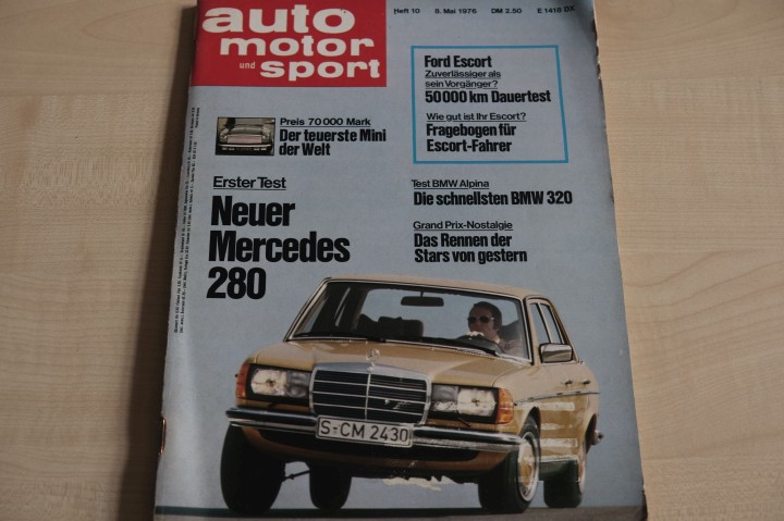 Deckblatt Auto Motor und Sport (10/1976)